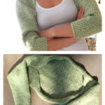 Super Simple Shrug Free Knitting Pattern