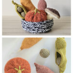 Vegetable Basket Free Knitting Pattern