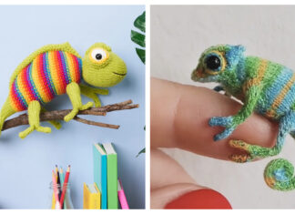 Chameleon Toy Knitting Patterns