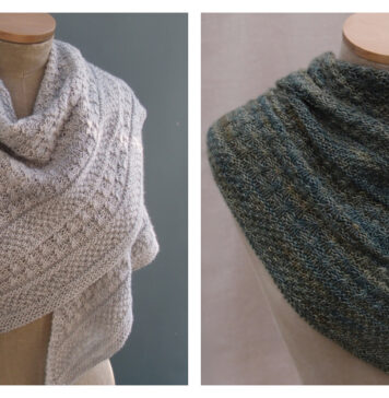 Lichen and Moss Shawl Free Knitting Pattern