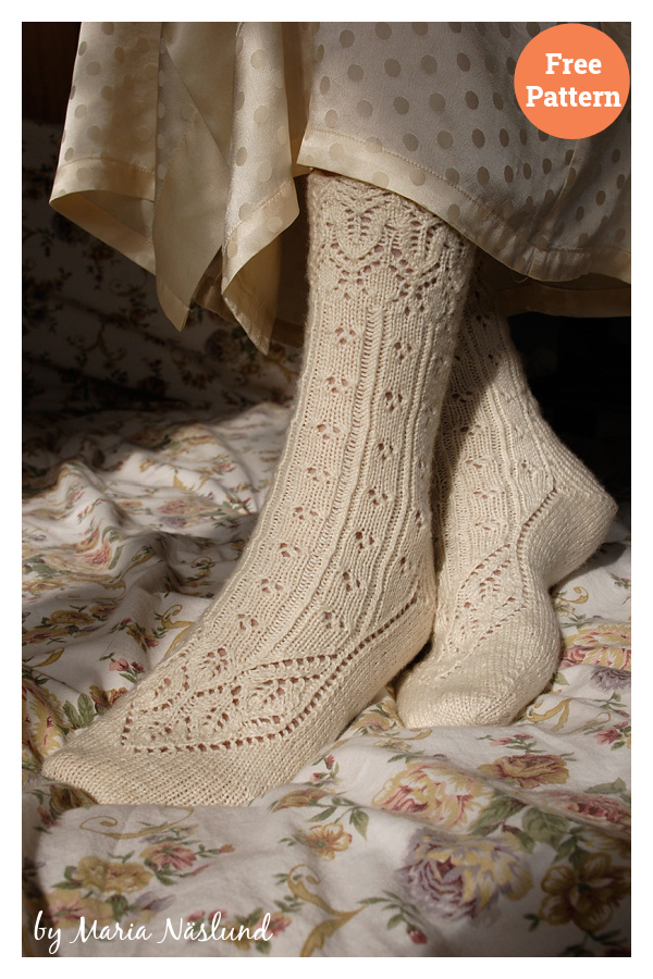 Lingerie Socks Free Knitting Pattern