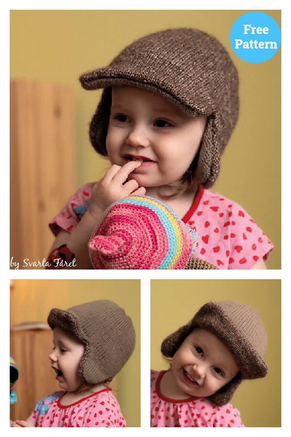 Oak Leaf Hat Free Knitting Pattern