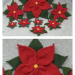 Poinsettias on Parade Free Knitting Pattern