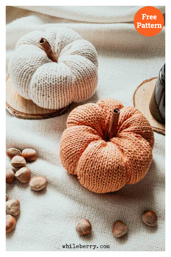 Simple Pumpkin Free Knitting Pattern