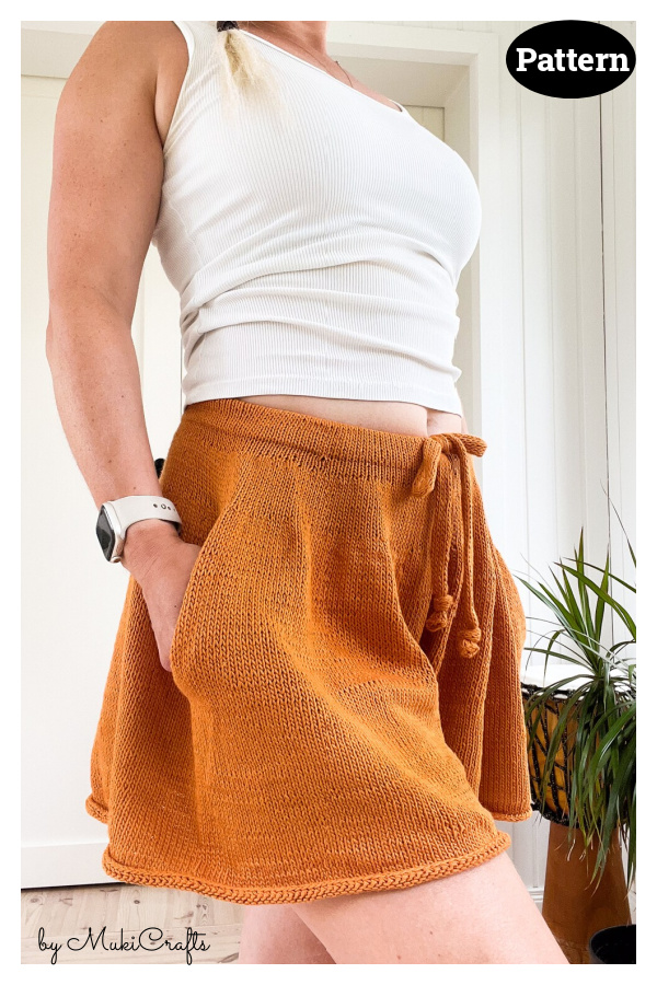 Skirt-style Shorts Knitting Pattern