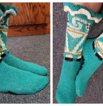 Witch's Sylph Socks Free Knitting Pattern