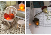 Acorn and Pumpkin Lantern Free Knitting Pattern