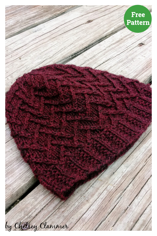 Almagre Beanie Free Knitting Pattern