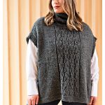 Ashmont Poncho Free Knitting Pattern