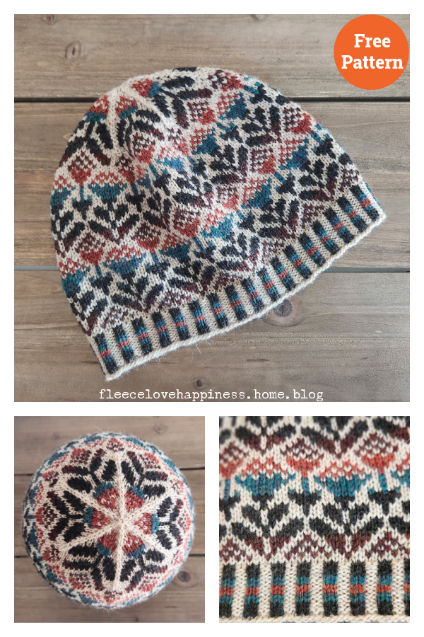 Blyn Colorwork Hat Free Knitting Pattern