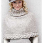 Cable Capelet Free Knitting Pattern