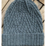 Chevron Rib Beanie Free Knitting Pattern