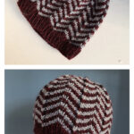 Chevron Stripes Hat Free Knitting Pattern