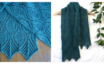 Delta Scarf Free Knitting Pattern