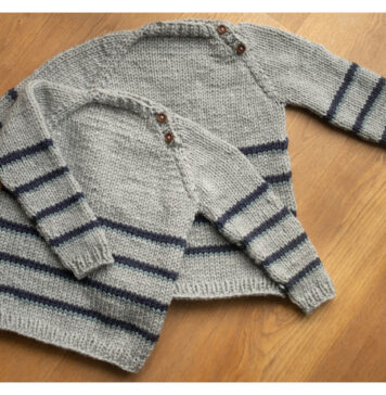 Edgar Kids Sweater Free Knitting Pattern