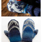 Hammerhead Shark Mitten Knitting Pattern