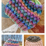 Mermaid Bubbles Hat Free Knitting Pattern