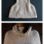 Mountain Capelet Free Knitting Pattern