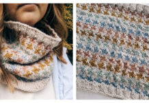 Over the Rainbow Cowl Free Knitting Pattern