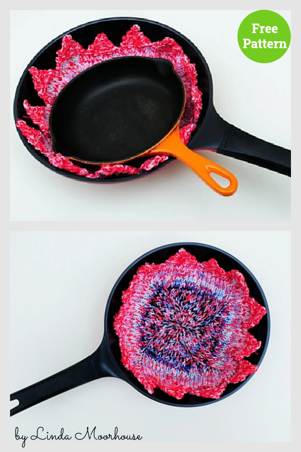 Pan protector Free Knitting Pattern