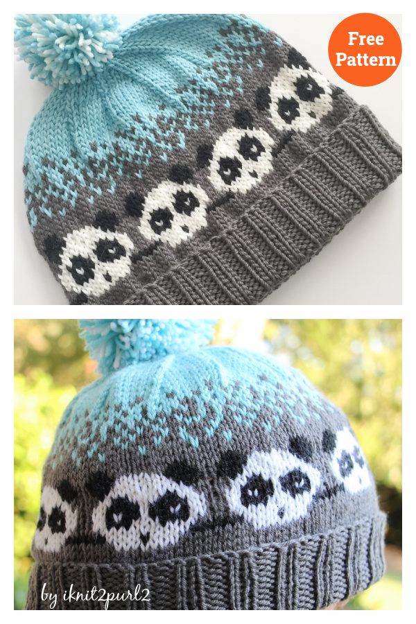 Pandamonium Free Knitting Pattern