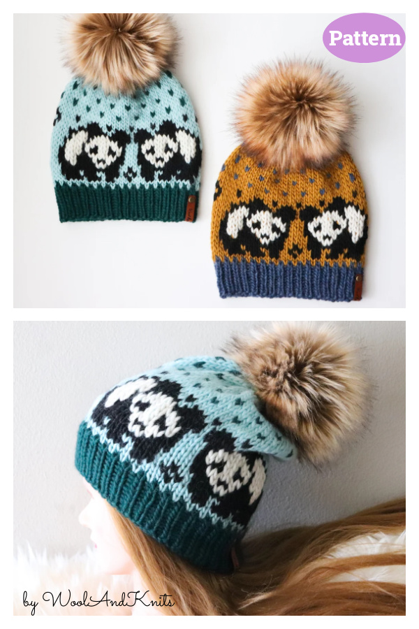 Pandastyle Beanie Knitting Pattern