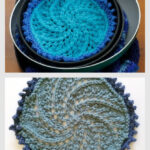 Round Trivet Free Knitting Pattern