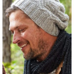 Textured Chevron Hat Free Knitting Pattern