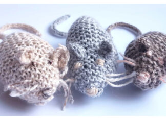 Three Little Mice Free Knitting Pattern