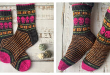 Trick or Feet Socks Free Knitting Pattern