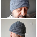 Unisex Slouchy Hat Knitting Pattern