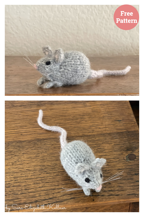 Victorian Mouse Free Knitting Pattern