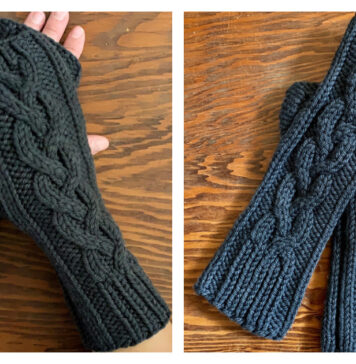 Westward Mitts Free Knitting Pattern