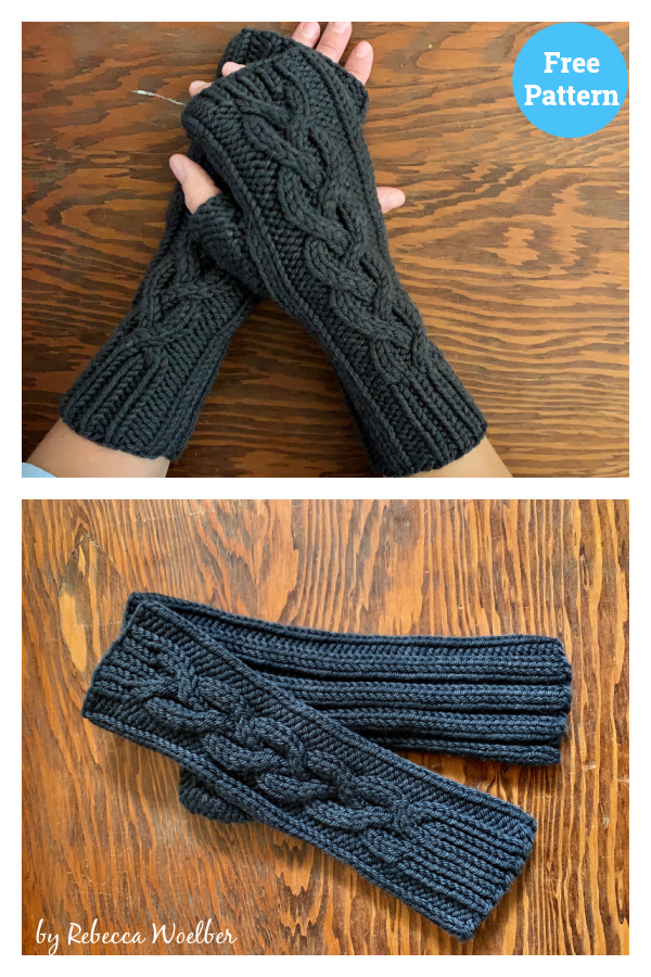 Westward Mitts Free Knitting Pattern