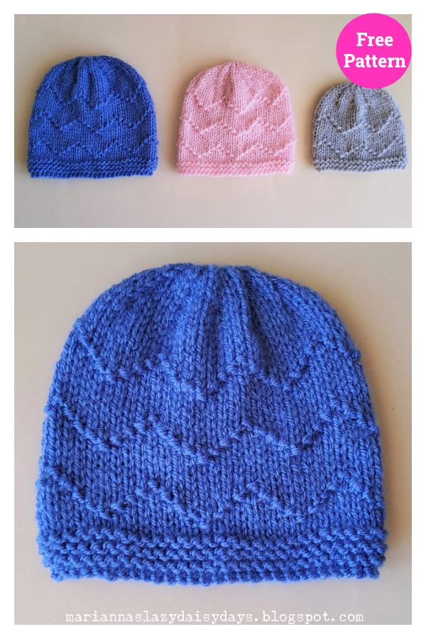 Ziggy Baby Hats Free Knitting Pattern