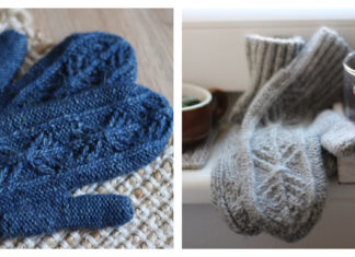 Anaphase Mittens Free Knitting Pattern