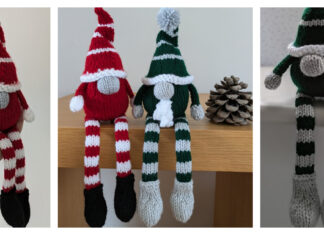 Christmas Gnomes Free Knitting Pattern