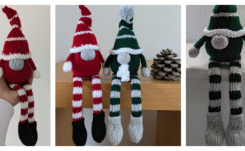 Christmas Gnomes Free Knitting Pattern