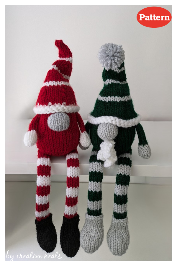 Christmas Gnomes Knitting Pattern