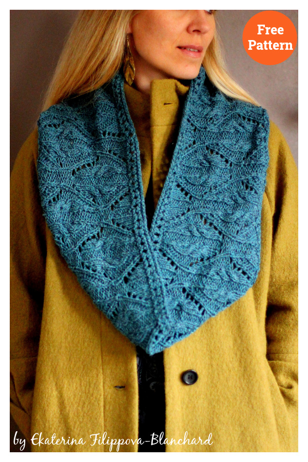 Colvert Cowl Free Knitting Pattern