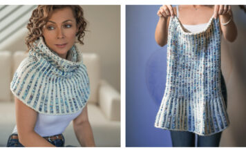 Conasprella Cowl Free Knitting Pattern