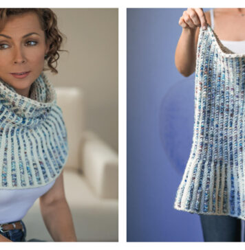 Conasprella Cowl Free Knitting Pattern