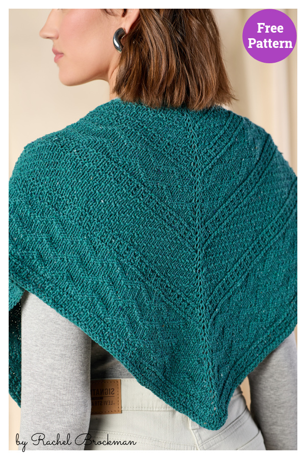 Gansey Shawl Free Knitting Pattern