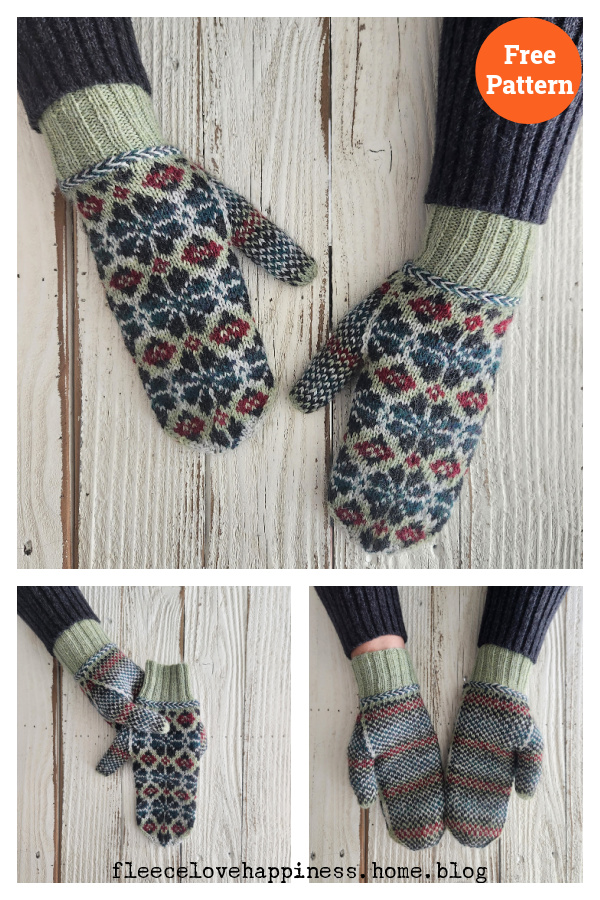 Hibernus Mittens Free Knitting Pattern