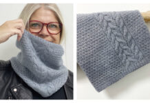 Rocky Cliffs Cowl Free Knitting Pattern