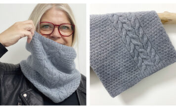 Rocky Cliffs Cowl Free Knitting Pattern