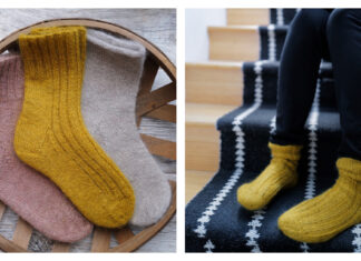 The Indoorsy Socks Free Knitting Pattern