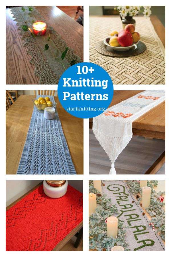 10+ Table Runner Knitting Patterns 