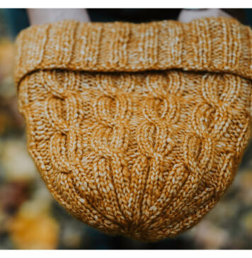 A Twisted Affair Hat Free Knitting Pattern