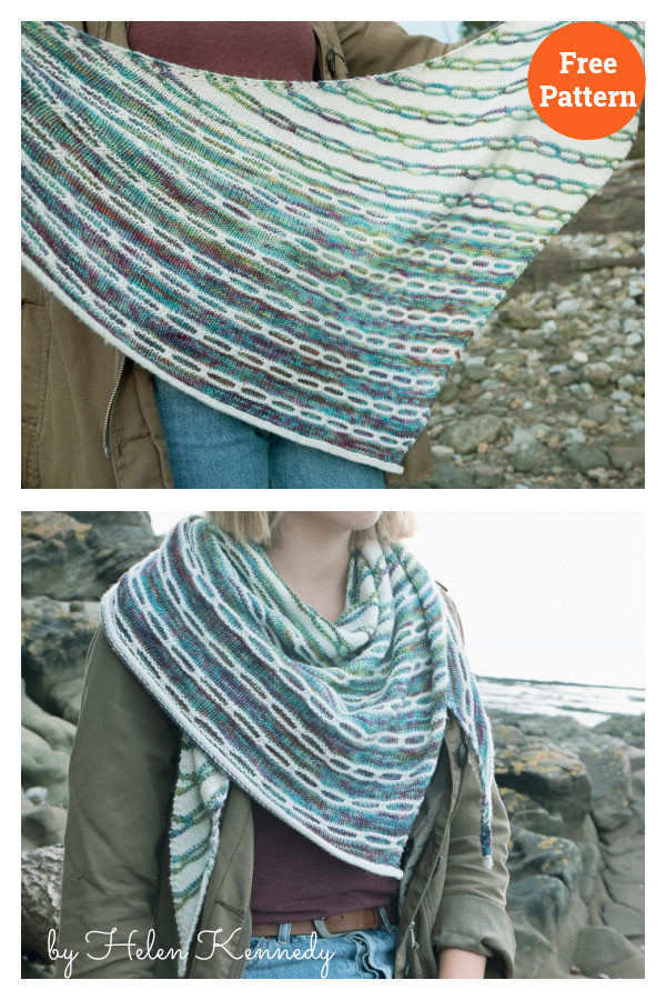 Always be Brave Shawl Free Knitting Pattern